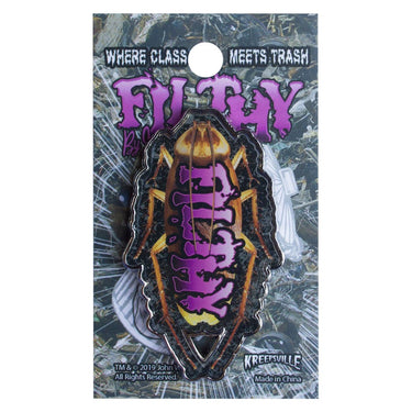John Waters Filthy Roach Enamel Pin - Kreepsville